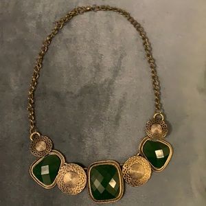 Green Gold Necklace